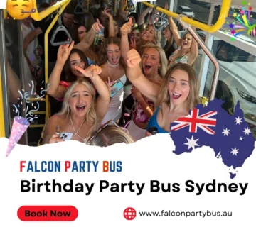 Birthday Party Bus , Birthday Party Bus Sydney , Party Bus Sydney , falcon Party Bus Sydney
